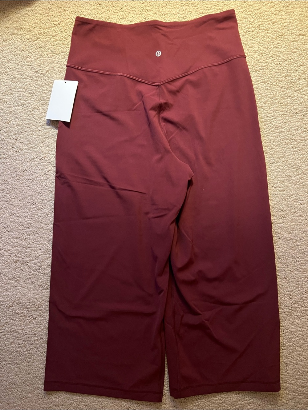 lululemon athletica Wide Leg Pants in Deep Wine